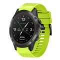 For Garmin D2 Delta PX 26mm Quick Release Silicone Watch Band(Lime Green)