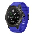 For Garmin D2 Delta PX 26mm Quick Release Silicone Watch Band(Dark Blue)
