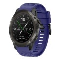 For Garmin D2 Delta PX 26mm Quick Release Silicone Watch Band(Midnight Blue)