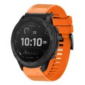 For Garmin Tactix Delta 26mm Quick Release Silicone Watch Band(Orange)