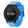For Garmin Tactix Delta 26mm Quick Release Silicone Watch Band(Sky Blue)