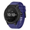 For Garmin Tactix Delta 26mm Quick Release Silicone Watch Band(Midnight Blue)