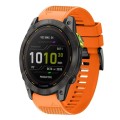 For Garmin Enduro 2 26mm Quick Release Silicone Watch Band(Orange)