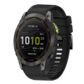 For Garmin Enduro 2 26mm Quick Release Silicone Watch Band(Black)