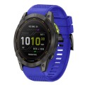 For Garmin Enduro 2 26mm Quick Release Silicone Watch Band(Dark Blue)