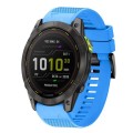 For Garmin Enduro 2 26mm Quick Release Silicone Watch Band(Sky Blue)