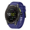 For Garmin Enduro 2 26mm Quick Release Silicone Watch Band(Midnight Blue)