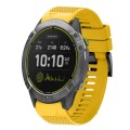 For Garmin Enduro 26mm Quick Release Silicone Watch Band(Yellow)