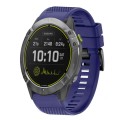 For Garmin Enduro 26mm Quick Release Silicone Watch Band(Midnight Blue)