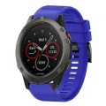 For Garmin Fenix 5X Sapphire 26mm Quick Release Silicone Watch Band(Dark Blue)