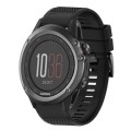 For Garmin Fenix 3 26mm Quick Release Silicone Watch Band(Black)