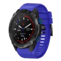 For Garmin Descent MK 2i 26mm Quick Release Silicone Watch Band(Dark Blue)
