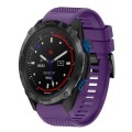 For Garmin Descent MK 2i 26mm Quick Release Silicone Watch Band(Purple)