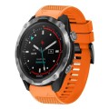 For Garmin Descent MK 2 26mm Quick Release Silicone Watch Band(Orange)