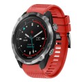 For Garmin Descent MK 2 26mm Quick Release Silicone Watch Band(Red)