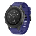 For Garmin MARQ Commander 22mm Quick Release Silicone Watch Band(Midnight Blue)