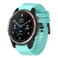 For Garmin Quatix 7 Pro 22mm Quick Release Silicone Watch Band(Mint Green)