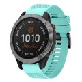 For Garmin Fenix 7 Pro 47mm 22mm Quick Release Silicone Watch Band(Mint Green)