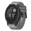 For Garmin  Instinct 2 Solar 22mm Quick Release Silicone Watch Band(Grey)