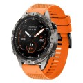 For Garmin MARQ Adventurer Gen 2 22mm Quick Release Silicone Watch Band(Orange)