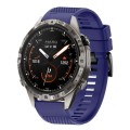 For Garmin MARQ Adventurer Gen 2 22mm Quick Release Silicone Watch Band(Midnight Blue)