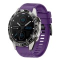 For Garmin MARQ Aviator Gen 2 22mm Quick Release Silicone Watch Band(Purple)