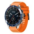 For Garmin MARQ Captain Gen 2 22mm Quick Release Silicone Watch Band(Orange)