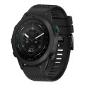 For Garmin MARQ Golfer Gen 2 22mm Quick Release Silicone Watch Band(Black)