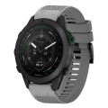 For Garmin MARQ Golfer Gen 2 22mm Quick Release Silicone Watch Band(Grey)