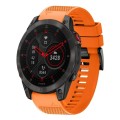 For Garmin Epix Gen 2 22mm Quick Release Silicone Watch Band(Orange)