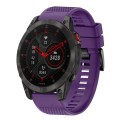 For Garmin Epix Gen 2 22mm Quick Release Silicone Watch Band(Purple)