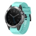 For Garmin Quatix 5 22mm Quick Release Silicone Watch Band(Mint Green)