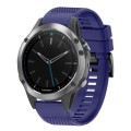 For Garmin Quatix 5 22mm Quick Release Silicone Watch Band(Midnight Blue)