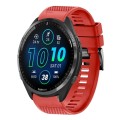 For Garmin Forerunner 965 22mm Quick Release Silicone Watch Band(Red)
