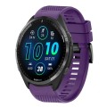 For Garmin Forerunner 965 22mm Quick Release Silicone Watch Band(Purple)