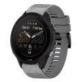 For Garmin Forerunner 955 22mm Quick Release Silicone Watch Band(Grey)