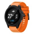 For Garmin Forerunner 935 22mm Quick Release Silicone Watch Band(Orange)