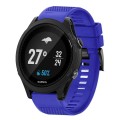 For Garmin Forerunner 935 22mm Quick Release Silicone Watch Band(Dark Blue)