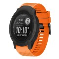 For Garmin Instinct 2 22mm Quick Release Silicone Watch Band(Orange)