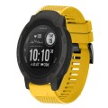 For Garmin Instinct 2 22mm Quick Release Silicone Watch Band(Yellow)