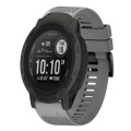 For Garmin Instinct 2 22mm Quick Release Silicone Watch Band(Grey)