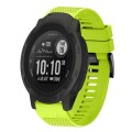 For Garmin Instinct 2 22mm Quick Release Silicone Watch Band(Lime Green)