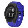 For Garmin Instinct 2 22mm Quick Release Silicone Watch Band(Dark Blue)