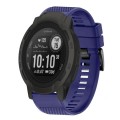 For Garmin Instinct 2 22mm Quick Release Silicone Watch Band(Midnight Blue)