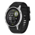 For Garmin Instinct 22mm Quick Release Silicone Watch Band(Black)