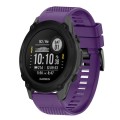 For Garmin Descent G1 22mm Quick Release Silicone Watch Band(Purple)