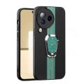 For Xiaomi Civi 3 Magnetic Litchi Leather Back Phone Case with Holder(Green)
