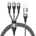 ENKAY 6-in-1 5A USB / Type-C to Type-C / 8 Pin / Micro USB Multifunction Fast Charging Cable, Cable