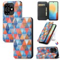 For Tecno Spark Go 2024 CaseNeo Colorful Magnetic Leather Phone Case(Rhombus Mandala)