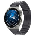 For Huawei Watch GT3 Pro 46mm / Watch GT3 46mm H-Shaped Folding Buckle Stainless Steel Metal Watch B